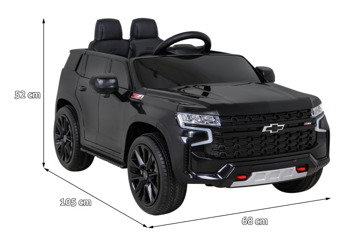 Chevrolet Tahoe Elektryczne Autko dla dzieci Czarny  + Pilot + EVA + Radio MP3 + LED-13 7186 
