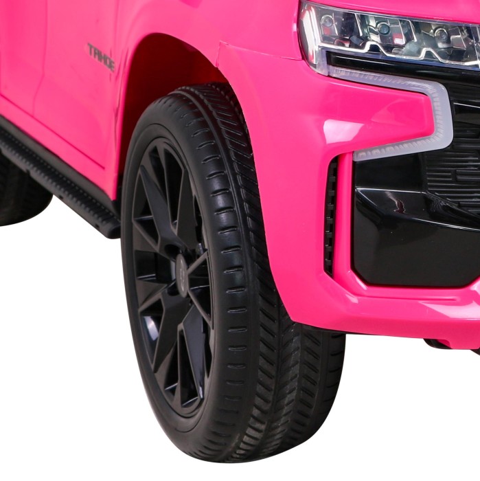 Chevrolet Tahoe Elektryczne Autko dla dzieci Różowy + Pilot + EVA + Radio MP3 + LED-12 7188 