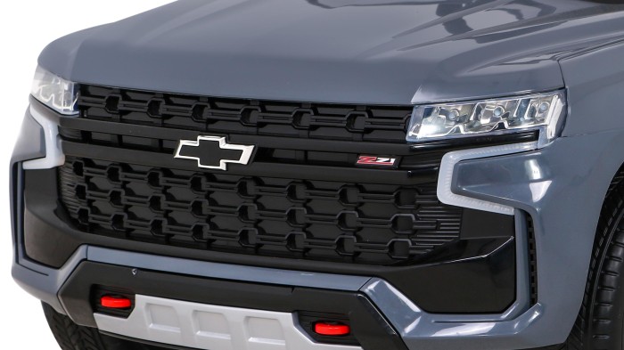 Chevrolet Tahoe Elektryczne Autko dla dzieci Szary + Pilot + EVA + Radio MP3 + LED-3 7189 