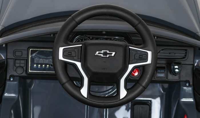Chevrolet Tahoe Elektryczne Autko dla dzieci Szary + Pilot + EVA + Radio MP3 + LED-9 7189 
