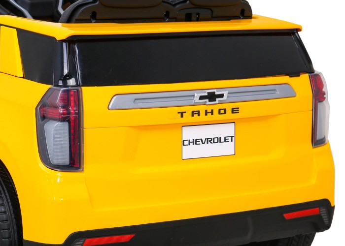 Chevrolet Tahoe - SUV -  Elektryczne Autko dla dzieci Żółte + Pilot-6 7190 