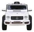 Mercedes G63 AMG Autko na akumulator Biały + Pilot + 6 kół EVA + Wolny Start + MP3 LED-2 7193 