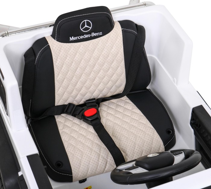 Mercedes G63 AMG Autko na akumulator Biały + Pilot + 6 kół EVA + Wolny Start + MP3 LED-16 7193 