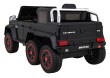 Mercedes G63 AMG Autko na akumulator Czarny + Pilot + 6 kół EVA + Wolny Start + MP3 LED-5 7194 