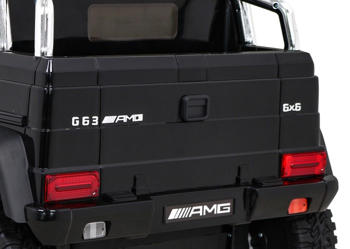 Mercedes G63 AMG Autko na akumulator Czarny + Pilot + 6 kół EVA + Wolny Start + MP3 LED-6 7194 