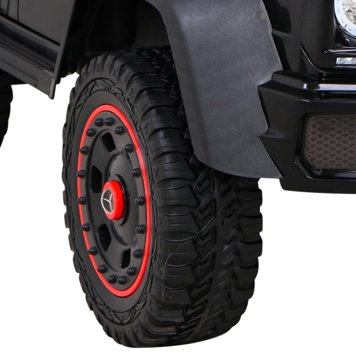 Mercedes G63 AMG Autko na akumulator Czarny + Pilot + 6 kół EVA + Wolny Start + MP3 LED-11 7194 