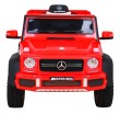 Mercedes G63 AMG Autko na akumulator Czerwony + Pilot + 6 kół EVA + Wolny Start + MP3 LED-1 7195 