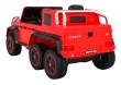 Mercedes G63 AMG Autko na akumulator Czerwony + Pilot + 6 kół EVA + Wolny Start + MP3 LED-5 7195 