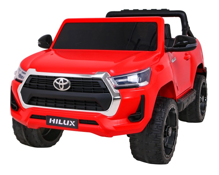 Toyota Hilux na akumulator dla dzieci Czerwony Pickup + Napęd 4x4 + Pilot-2 7197 