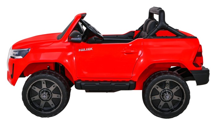 Toyota Hilux na akumulator dla dzieci Czerwony Pickup + Napęd 4x4 + Pilot-4 7197 