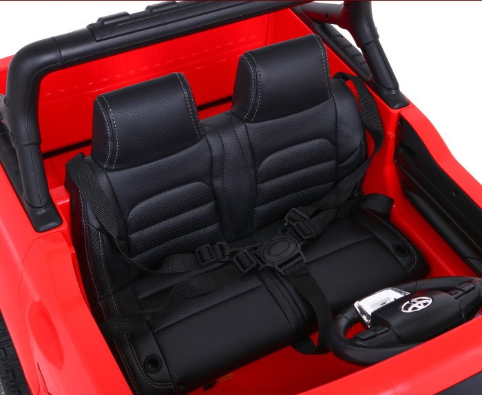 Toyota Hilux na akumulator dla dzieci Czerwony Pickup + Napęd 4x4 + Pilot-15 7197 