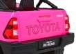 Toyota Hilux na akumulator dla dzieci, Różowy Pickup + Napęd 4x4 + Pilot-6 7198 