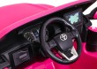 Toyota Hilux na akumulator dla dzieci, Różowy Pickup + Napęd 4x4 + Pilot-9 7198 