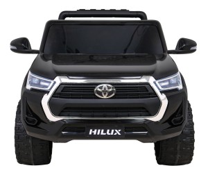 Toyota Hilux na akumulator dla dzieci Czarny Pickup + Napęd 4x4 + Pilot