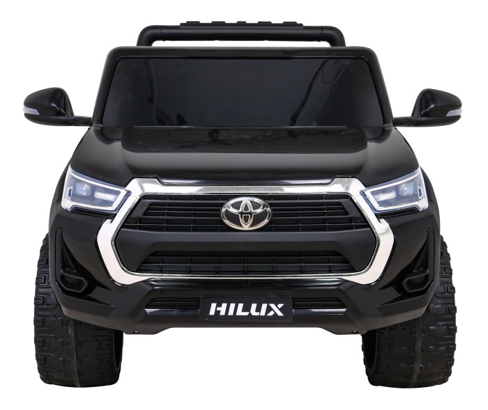 Toyota Hilux na akumulator dla dzieci Czarny Pickup + Napęd 4x4 + Pilot