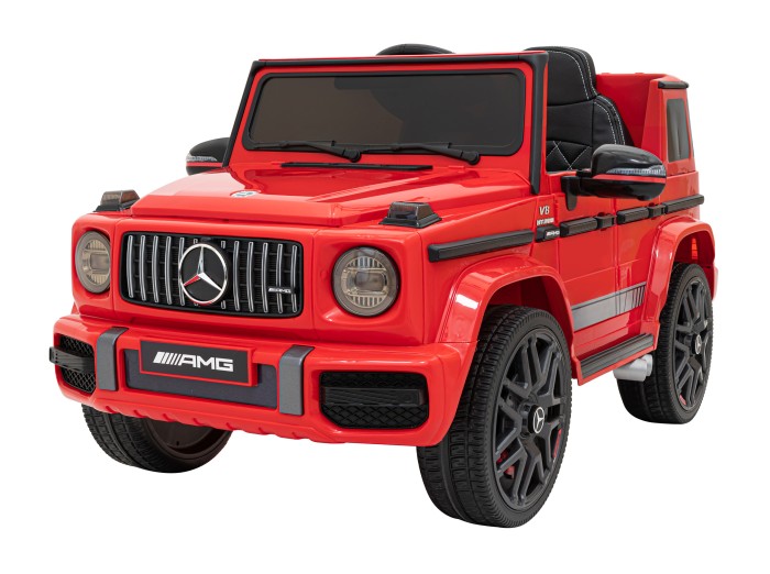 Mercedes AMG G63 dla dzieci Czerwony + Pilot-6 7200 
