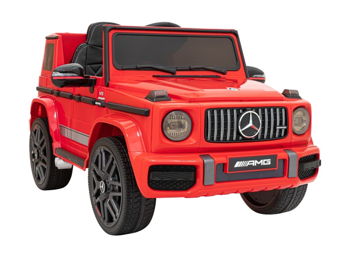 Mercedes AMG G63 dla dzieci Czerwony + Pilot-12 7200 