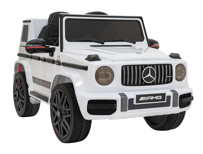Mercedes AMG G63 dla dzieci Biały + Pilot-2 7201 