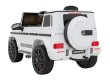 Mercedes AMG G63 dla dzieci Biały + Pilot-6 7201 