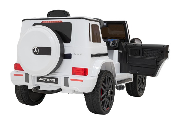 Mercedes AMG G63 dla dzieci Biały + Pilot-8 7201 