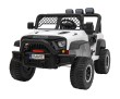 Autko terenowe Geoland Power dla 2 dzieci Biały + Pilot + Silniki 2x200W + Bagażnik + Radio MP3 + LED-2 7205 