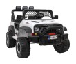 Autko terenowe Geoland Power dla 2 dzieci Biały + Pilot + Silniki 2x200W + Bagażnik + Radio MP3 + LED-3 7205 
