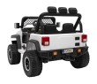 Autko terenowe Geoland Power dla 2 dzieci Biały + Pilot + Silniki 2x200W + Bagażnik + Radio MP3 + LED-5 7205 