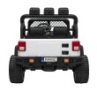 Autko terenowe Geoland Power dla 2 dzieci Biały + Pilot + Silniki 2x200W + Bagażnik + Radio MP3 + LED-6 7205 