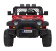 Autko terenowe Geoland Power dla 2 dzieci Czerwony + Pilot + Silniki 2x200W + Bagażnik + Radio MP3 + LED-1 7206 