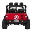 Autko terenowe Geoland Power dla 2 dzieci Czerwony + Pilot + Silniki 2x200W + Bagażnik + Radio MP3 + LED-5 7206 