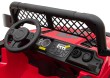 Autko terenowe Geoland Power dla 2 dzieci Czerwony + Pilot + Silniki 2x200W + Bagażnik + Radio MP3 + LED-9 7206 