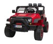 Autko terenowe Geoland Power dla 2 dzieci Czerwony + Pilot + Silniki 2x200W + Bagażnik + Radio MP3 + LED-17 7206 