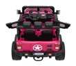 Autko terenowe Geoland Power dla 2 dzieci Różowy + Pilot + Silniki 2x200W + Bagażnik + Radio MP3 + LED-15 7208 