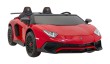 Auto Lamborghini Aventador SV na akumulator dla 2 dzieci Czerwony + Pilot 2,4 GHz + Pianka EVA + Audio LED-5 7210 