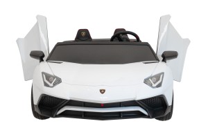 Auto Lamborghini Aventador SV na akumulator dla 2 dzieci Biały