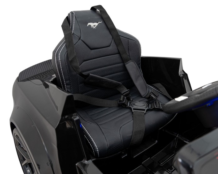 Autko Ford Mustang GT na akumulator dla dzieci Czarny + Regulacja siedzenia + Audio LED + EVA + Wolny Start-17 7212 