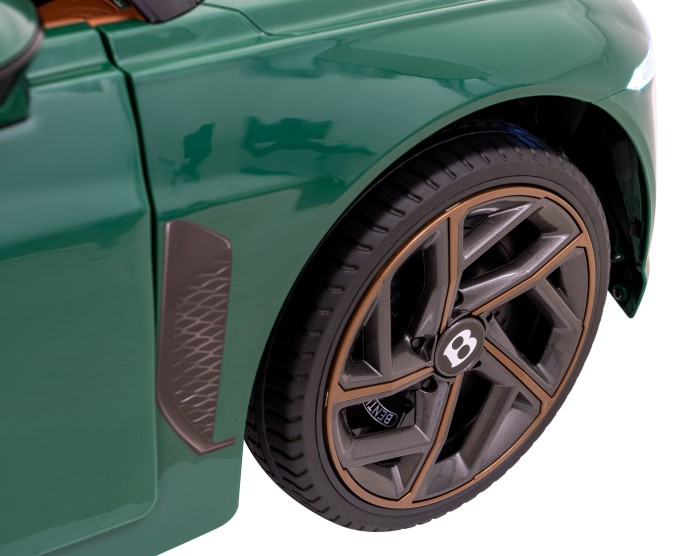 Autko Bentley Bacalar na akumulator dla dzieci Zielony + Pilot + EVA + Wolny Start + Audio LED-15 7214 