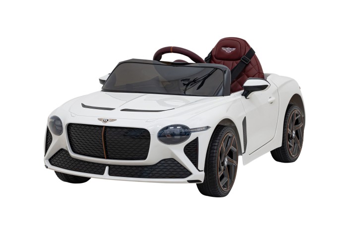 Autko Bentley Bacalar na akumulator dla dzieci Biały + Pilot + EVA + Wolny Start + Audio LED-2 7215 