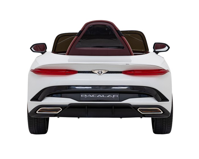 Autko Bentley Bacalar na akumulator dla dzieci Biały + Pilot + EVA + Wolny Start + Audio LED-5 7215 