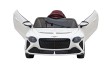 Autko Bentley Bacalar na akumulator dla dzieci Biały + Pilot + EVA + Wolny Start + Audio LED-7 7215 