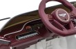 Autko Bentley Bacalar na akumulator dla dzieci Biały + Pilot + EVA + Wolny Start + Audio LED-8 7215 