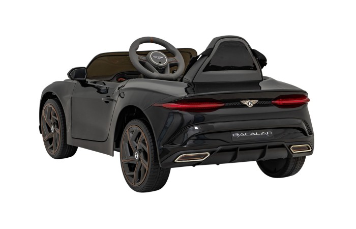 Autko Bentley Bacalar na akumulator dla dzieci +3, Czarny-4 7216 