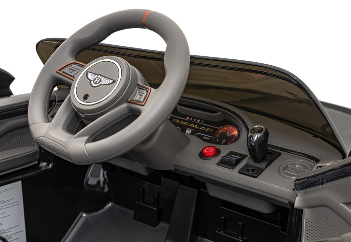 Autko Bentley Bacalar na akumulator dla dzieci +3, Czarny-6 7216 