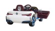 Autko BMW i4 na akumulator dla dzieci Biały + Wolny Start + EVA + Ekoskóra + Audio LED + Pilot-7 7217 