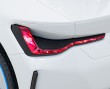Autko BMW i4 na akumulator dla dzieci Biały + Wolny Start + EVA + Ekoskóra + Audio LED + Pilot-15 7217 