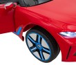 Autko BMW i4 na akumulator dla dzieci Czerwony + Wolny Start + EVA + Ekoskóra + Audio LED + Pilot-15 7219 