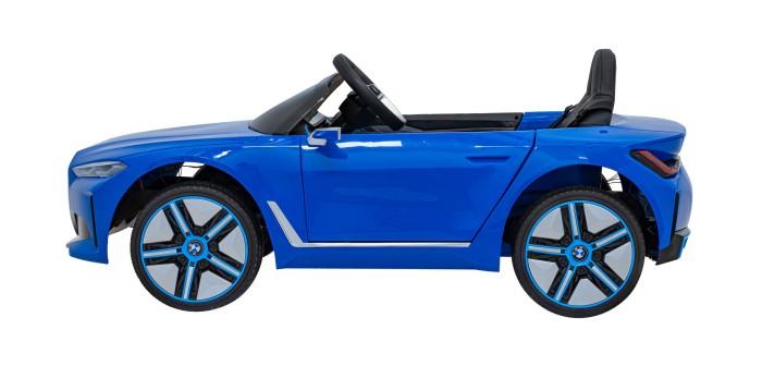Autko BMW i4 na akumulator dla dzieci Niebieski + Wolny Start + EVA + Ekoskóra + Audio LED + Pilot-4 7220 