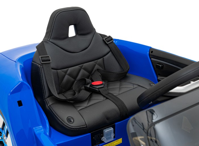 Autko BMW i4 na akumulator dla dzieci Niebieski + Wolny Start + EVA + Ekoskóra + Audio LED + Pilot-11 7220 