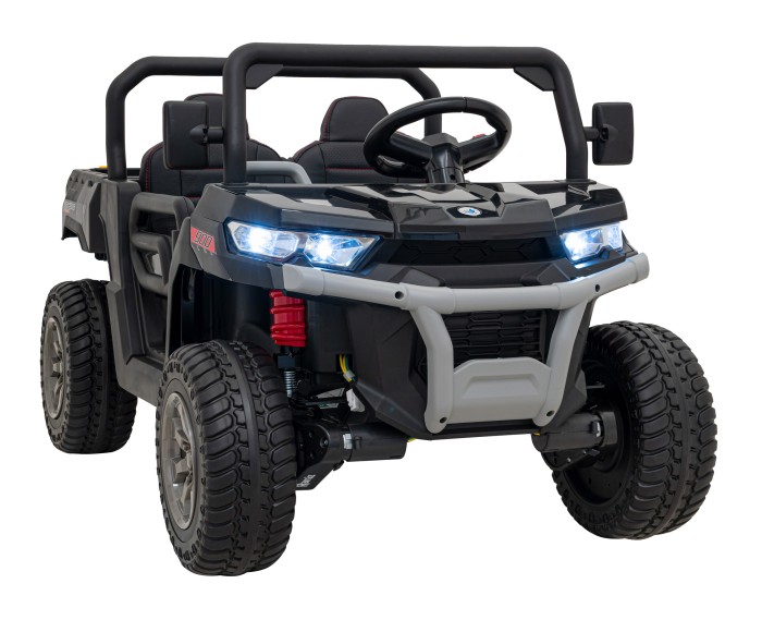 Auto Pick-Up Speed 900 dla dzieci Czarny + Napęd 4x4 + Ruchomy kiper-2 7227 