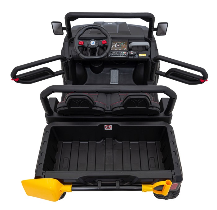 Auto Pick-Up Speed 900 dla dzieci Czarny + Napęd 4x4 + Ruchomy kiper-15 7227 